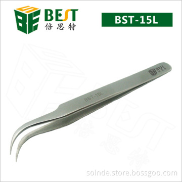Antistatic Light Frush Eyelash Tweezer Precision Tweezer Stainless Steel Tweezer